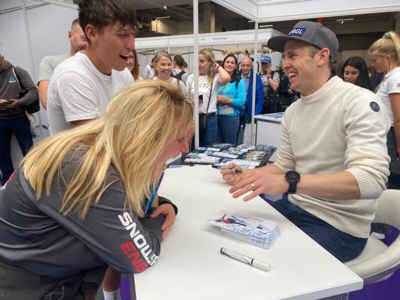 Dave Ryding at the London Snow Show. Image © PlanetSKI
